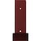Ekena Millwork Steel Hanging Shelf Bracket, Hammered Bright Red 2"W x 12"D x 7"H BKTM02X12X07HSHRE - alternate 4